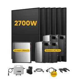 EcoFlow EcoFlow Stream Ultra X Solaranlage mit Speicher, inkl. 6 x 450W Bifazialen Solarmodulen, by Powerness (deal) - Stream Ultra X + 4 x Stream AC Pro | 11520Wh / 1 x Smart Meter / Standardversand – Produktbild 1 von 1