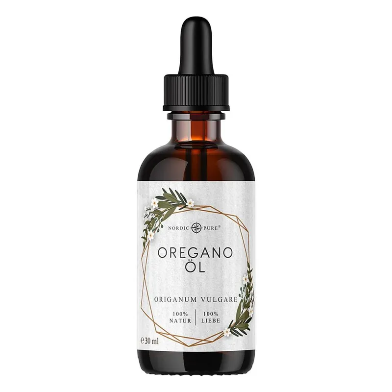 Nordic Pure Oregano öl Mit 80% Carvacrol Vegan Nordic Pure – Produktbild 1 von 1