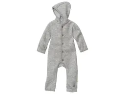 Disana Disana Baby Walk-Overall Bio-Merinowolle hellgrau Gr.62/68 – Produktbild 1 von 1