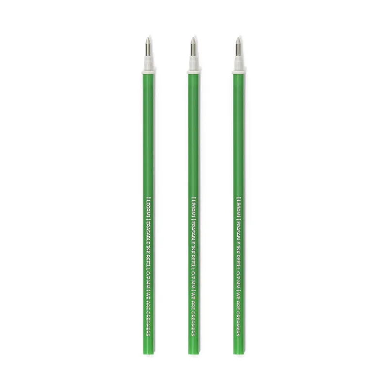 Legami Legami Ersatzminen für löschbaren Gelstift 3 Stück Grün, Grün, – Produktbild 1 von 1