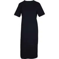 MELA MELA Bio-Damen-Kleid "LATIKA" mit Beinschlitz aus Jersey, black, Gr. L – Produktbild 1 von 1