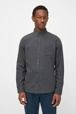 KnowledgeCotton Apparel KnowledgeCotton Apparel Flanellhemd Melange - Regular Fit - aus Bio-Baumwolle – Produktbild 1 von 1