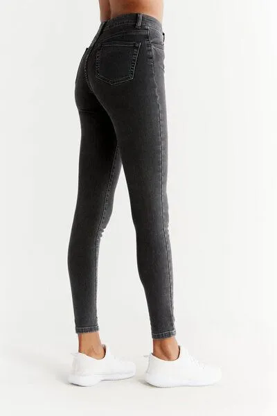 Evermind Evermind W's Skinny Fit-WD1015, Ash gray, – Produktbild 5 von 5