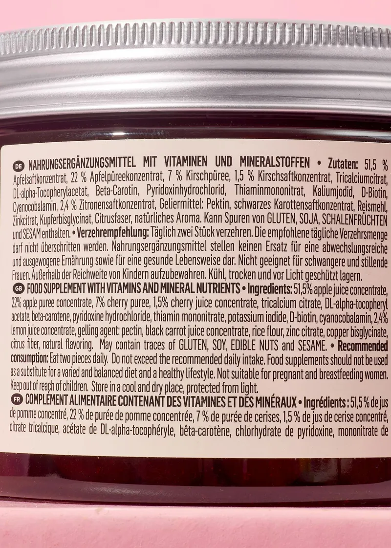 KoRo Multi Fruit Bites mit Vitamin-Mineral-Komplex 120 Stück – Produktbild 5 von 5