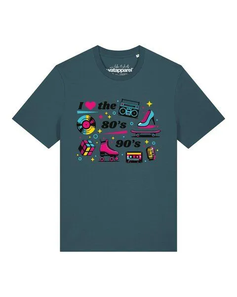watapparel watapparel T-Shirt Unisex 80s Love, Stargazer, – Produktbild 1 von 3