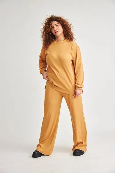 Baìge the Label Baìge the Label Sweatshirt Bex, Caramel, – Produktbild 2 von 4
