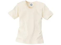Cosilana Cosilana Kinder Unterhemd Kurzarm Baumwolle-Wolle-Seide natur Gr.104 – Produktbild 1 von 1