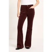 LANIUS Lanius Damen vegan Hose Mit Ausgestelltem Bein Aus Cord Schokoladenbraun – Produktbild 1 von 1