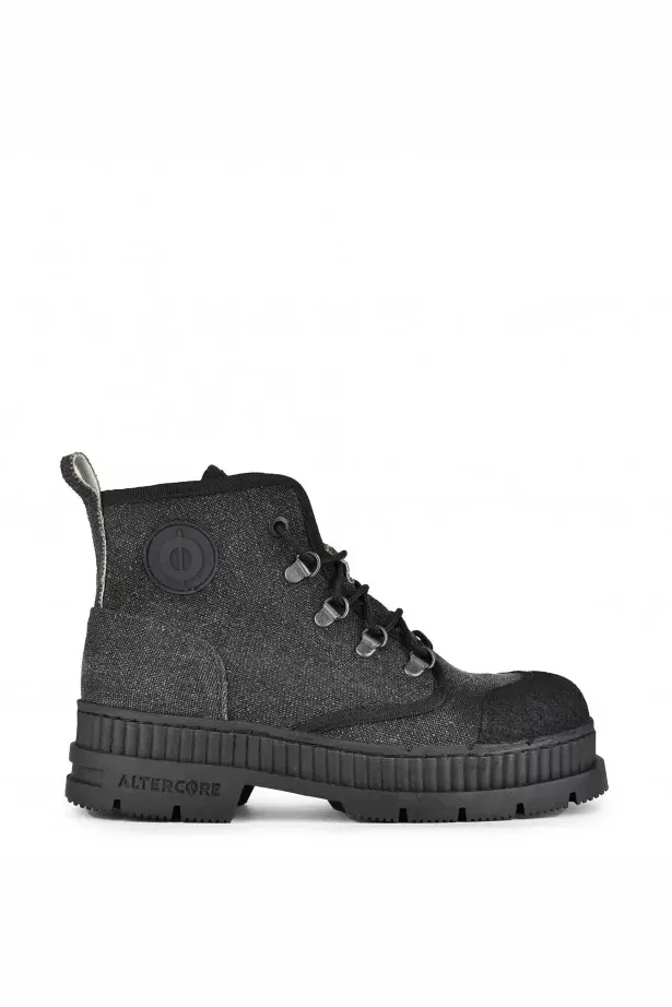 Altercore Altercore Damen vegan Stiefel Dent Dunkelgrau, Dunkelgrau, – Produktbild 1 von 2
