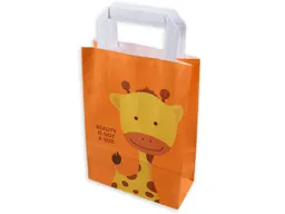 Elco ELCO Papier-Tragetasche "Giraffe" 26 x 18 x 8 cm, 50 Stk. – Produktbild 1 von 1