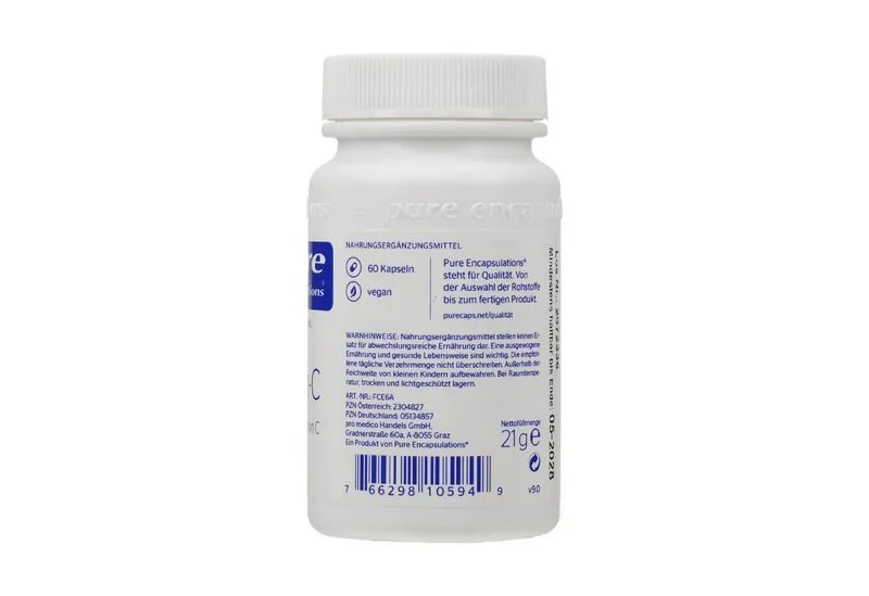 Pure Encapsulations Pure Encapsulations Eisen C Kapseln – Produktbild 3 von 3