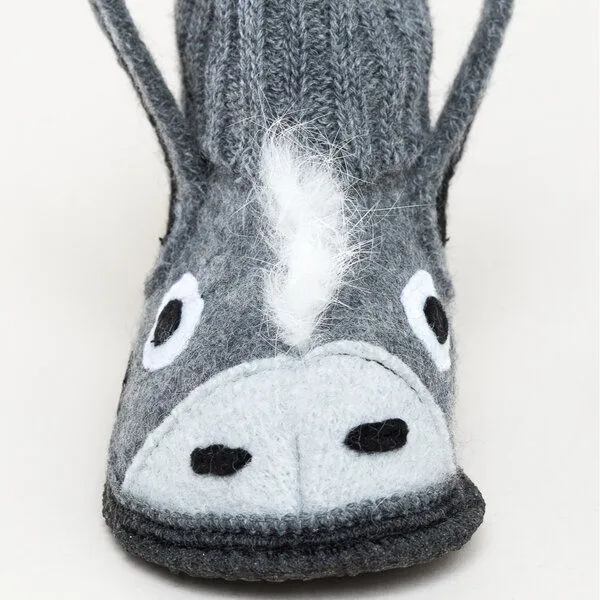 Kitz-Pichler Kitz-Pichler Hüttenschuhe Esel, Grau, – Produktbild 3 von 4