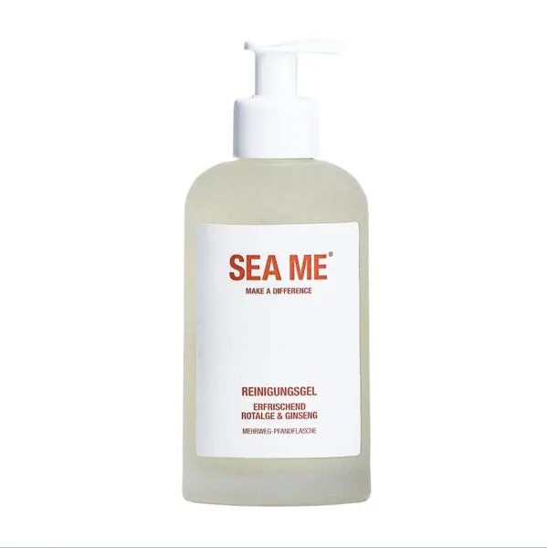 SEA ME SEA ME Reinigungsgel | mit Rotalge & Ginseng | vegan | Mehrweg-Glas 250 ml – Produktbild 2 von 3