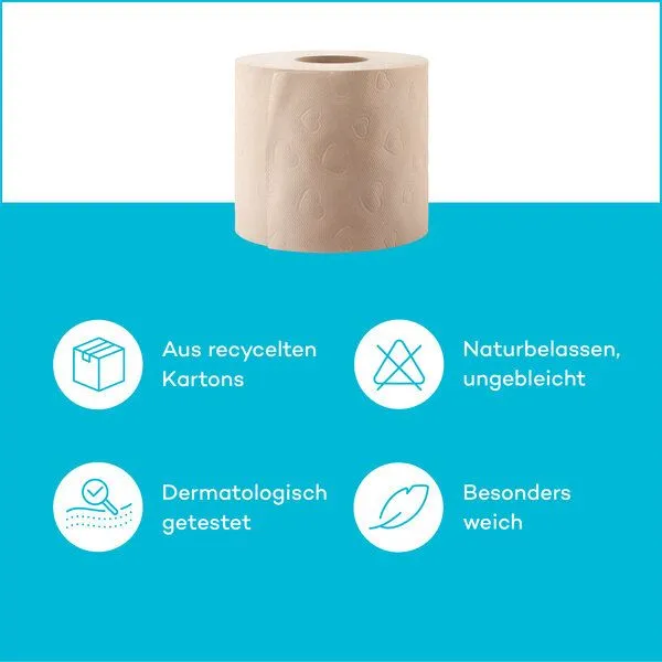 mach m!t mach m!t Toilettenpapier 4-lagig 160 Blatt 56 Rollen PURE – Produktbild 3 von 4