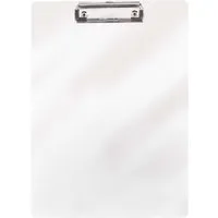 FolderSys Klemmbrett transparent aus PP, 1,5mm – Produktbild 1 von 1