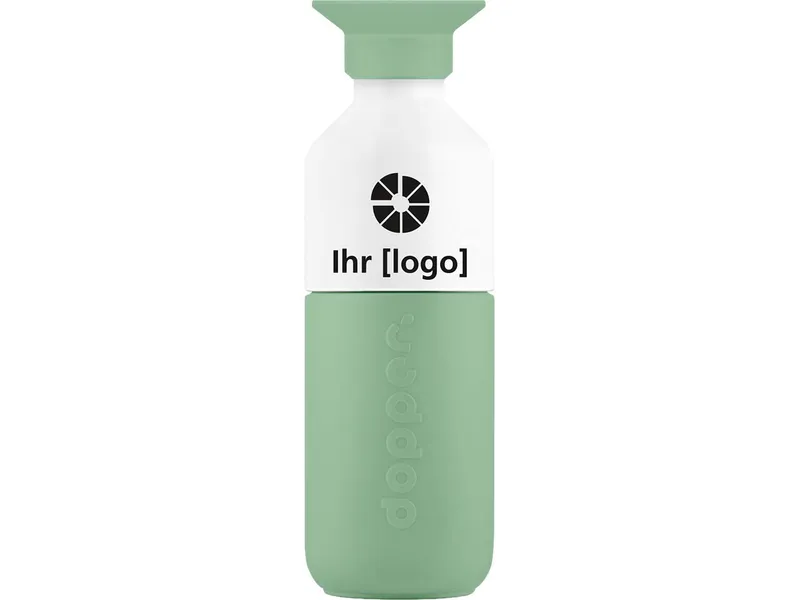 Dopper Dopper Trinkflasche "Steel" 350 ml inkl. 1-farbigem Aufdruck, fresh green – Produktbild 1 von 1