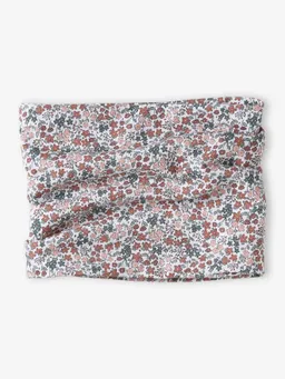 Vertbaudet Schlauchschal Mädchen mit Blumenmuster und Fleece-Futter – Produktbild 1 von 1
