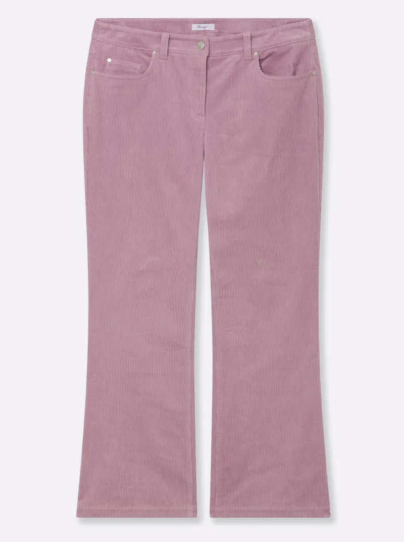 sheego Cordhose, Mauve, – Produktbild 1 von 2
