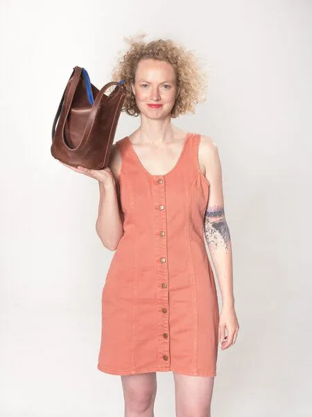 monday market monday market Ledertasche Susan klein, Braun, – Produktbild 1 von 4