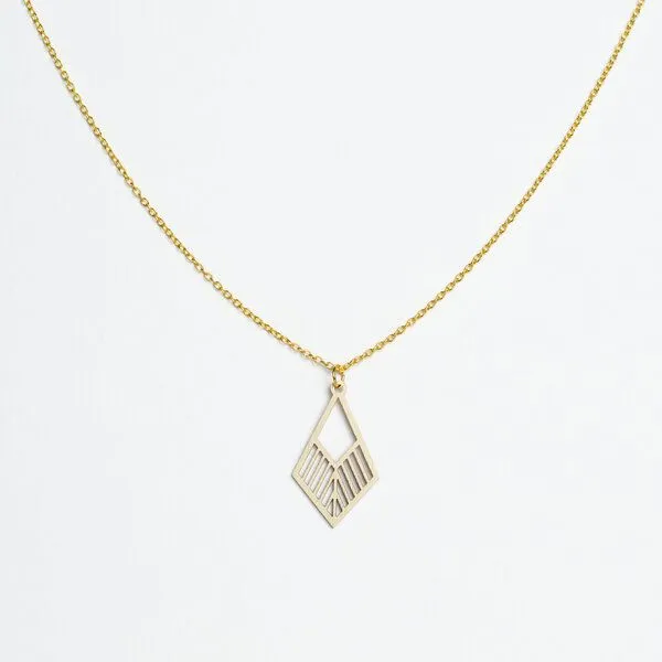 feinformart feinformart Kette mit Holzanhänger 'Tribe', Natur (beige), – Produktbild 1 von 5