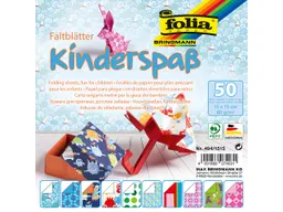 folia folia Faltblätter "Kinderspaß" 80g/m², 15x15cm – Produktbild 1 von 1