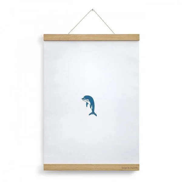 Side by Side Posterleiste A3 Eichenholz, 30 cm (side by side) – Produktbild 1 von 4
