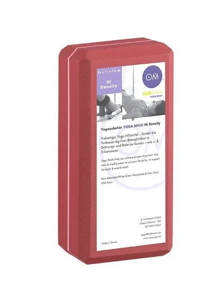 AKO Yoga AKO Yoga Yoga Block, Rot, – Produktbild 2 von 4