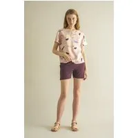 CUS CUS Weinrote Shorts - JULIA oc-light – Produktbild 1 von 1