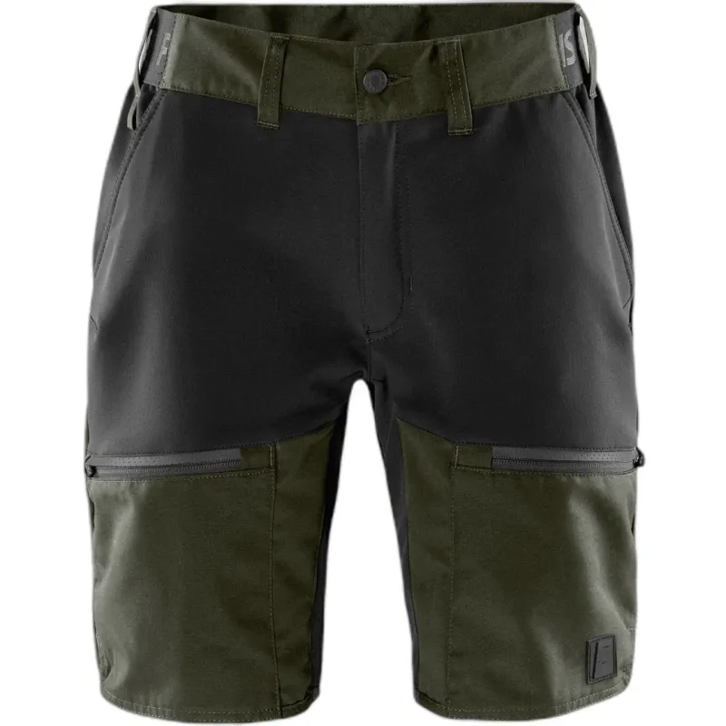Fristads Kurze Stretch-Shorts Fristads, Grün, – Produktbild 2 von 2