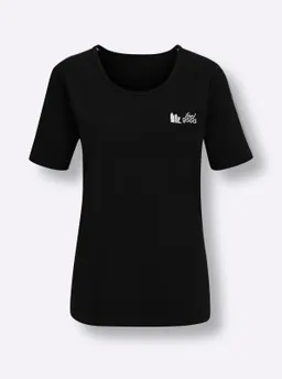 feel good Shirt schwarz-steingrau – Produktbild 1 von 1