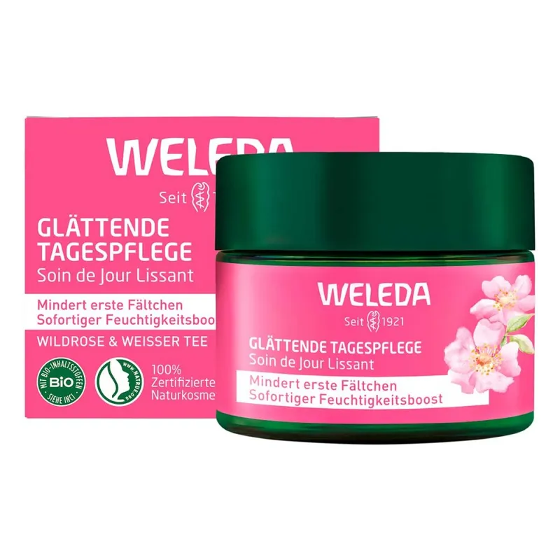 Weleda Weleda Glättende Tagespflege Wildrose & Weißer Tee – Produktbild 1 von 3