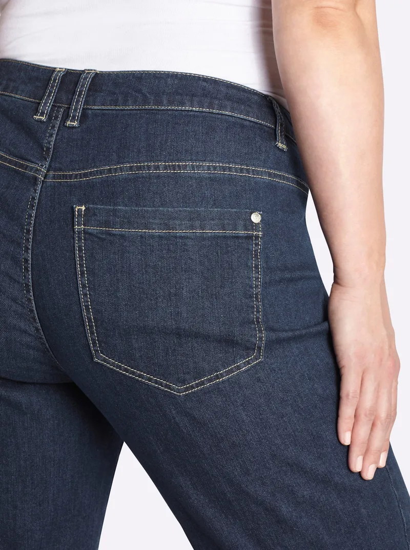 sheego Ankle-Jeans, Dark blue, – Produktbild 2 von 2