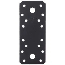 Alberts ALBERTS Flachverbinder, verzinkt, schwarz, LxB 133x55 mm – Produktbild 1 von 1