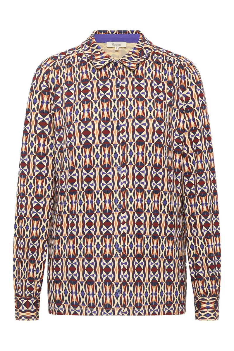 Tranquillo Bluse aus EcoVero™ Viskose - ethno / XL – Produktbild 1 von 1