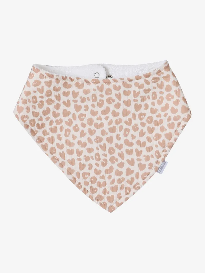 Vertbaudet 3er-Pack Baby Lätzchen, Pack wollweiß herzen/lovely le, – Produktbild 2 von 4