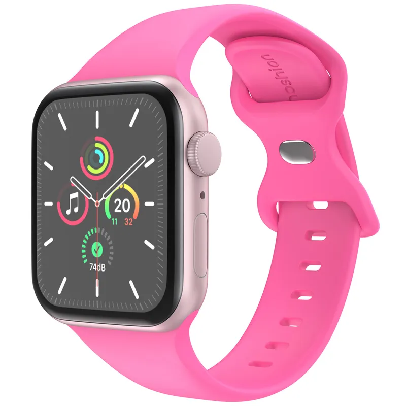 imoshion imoshion Silikon-Armband⁺ für Apple Watch | 38/40/41/42 mm, Magenta, – Produktbild 1 von 1
