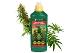 Veddelholzer Spezialdünger Premium 500ml All in One Bio Cannabis Dünger Wachstum & Blüte, für Indoor & Outdoor inklusive Dosierkappe, für alle Cannabiskulturen und Substrate, Organischer Hanf Dünger mit Vinasse – Produktbild 1 von 1