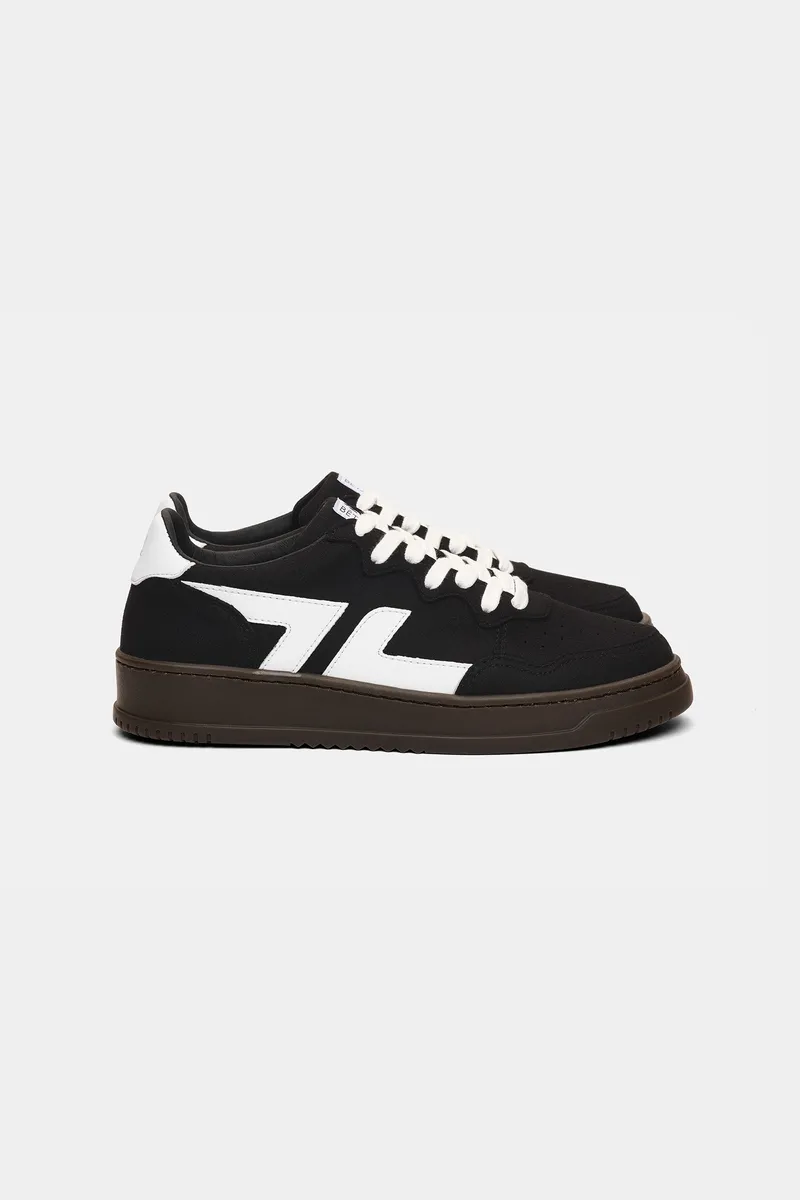 Zèta Zèta Herren vegan Sneaker Bêta B3 Schwarz, Schwarz, – Produktbild 1 von 2