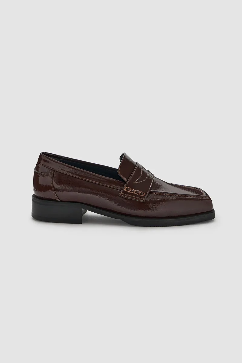 Prev Prev Damen vegan Loafer Joan In Deep Plum, Violett, – Produktbild 2 von 2