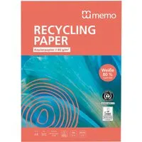 Memo 500 Blatt memo Multifunktionales Kopierpapier 'Recycling Plus' DIN A4, 80 g/m² – Produktbild 1 von 1
