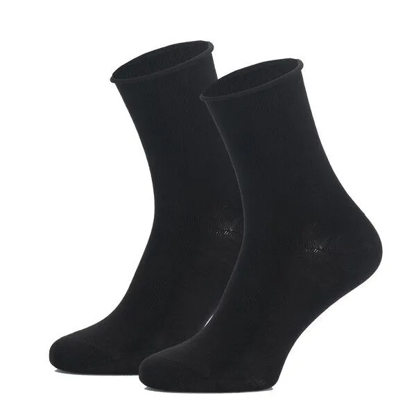 Opi and Max Opi and Max Socken Fuer Herren Damen 3 oder 12 Paar Diabetikersocken ohne Gummi – Rollrand Socken aus 98% Bio-Baumwolle, GOTS-zertifiziert – Bequeme, atmungsaktive Baumwollsocken für Damen & Herren, Schwarz, – Produktbild 2 von 4