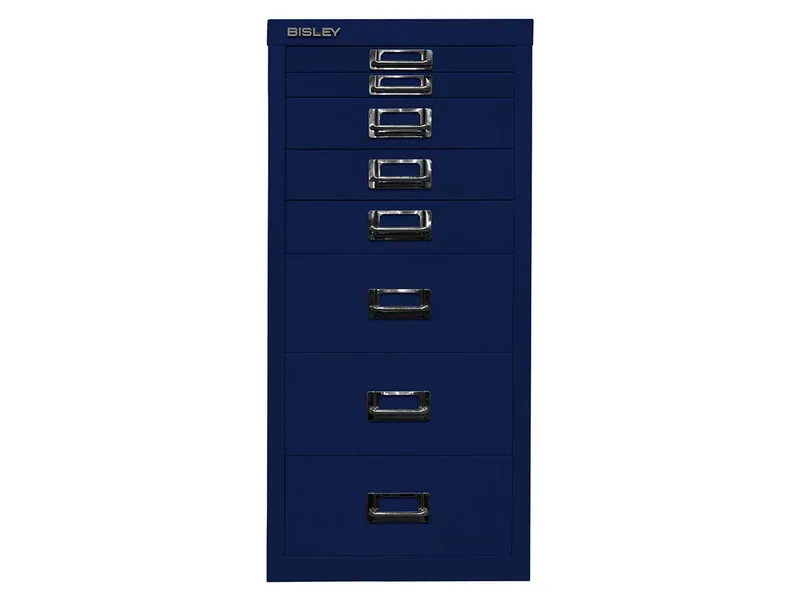 Bisley Bisley Schubladenschrank 8 Schübe, DIN A4 oxfordblau – Produktbild 1 von 1