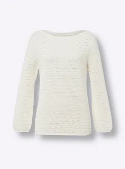 heine Ajourpullover ecru – Produktbild 1 von 1
