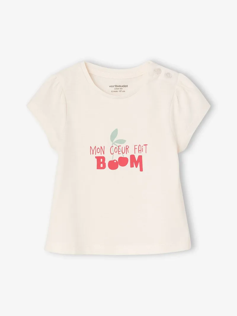 Vertbaudet 3er-Pack Mädchen Shirts, Wollweiß, – Produktbild 2 von 4
