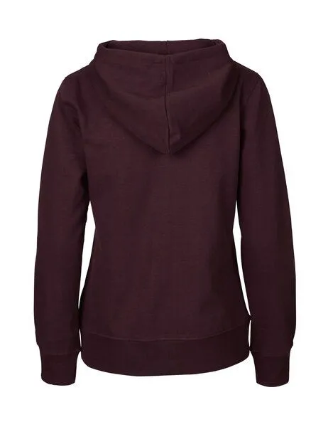 Neutral® - 3FREUNDE Neutral® - 3FREUNDE Frauen Hoodie Zipped, Bordeaux, – Produktbild 3 von 4