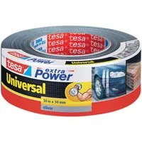 Tesa tesa Gewebeklebeband 'extra Power' 50 m x 50 mm silber – Produktbild 1 von 1