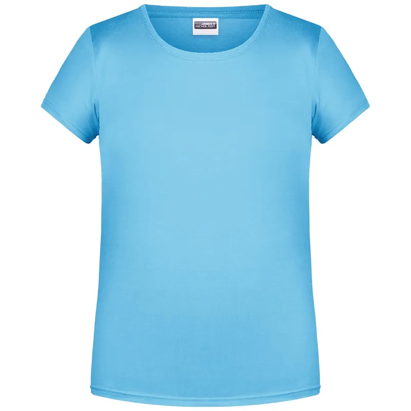 James & Nicholson James & Nicholson T-Shirt für Mädchen in klassischer Form 8007G Gr. M-122/128 sky-blue – Produktbild 1 von 1