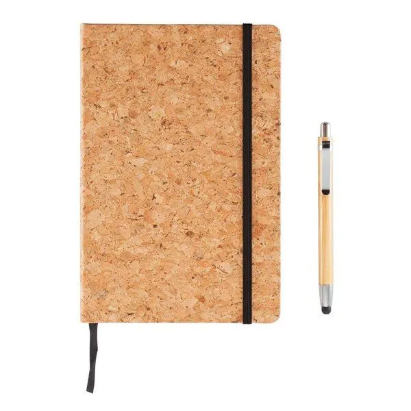 Xindao Xindao Kork - A5-Notizbuch mit Stift / Stylus aus Bambus – Produktbild 2 von 4