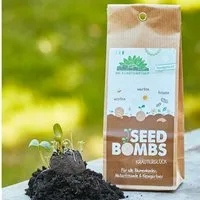 Die Stadtgärtner Die Stadtgärtner Seedbombs Kräuterglück I 5 Samenbomben mit 6 Arten von Kräuter-Saatgut – Produktbild 1 von 1