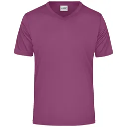 James & Nicholson James & Nicholson Herren T-Shirt Active-V JN736 Gr. L purple – Produktbild 1 von 1